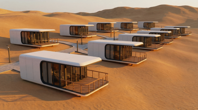 luxury desert resort alternative view