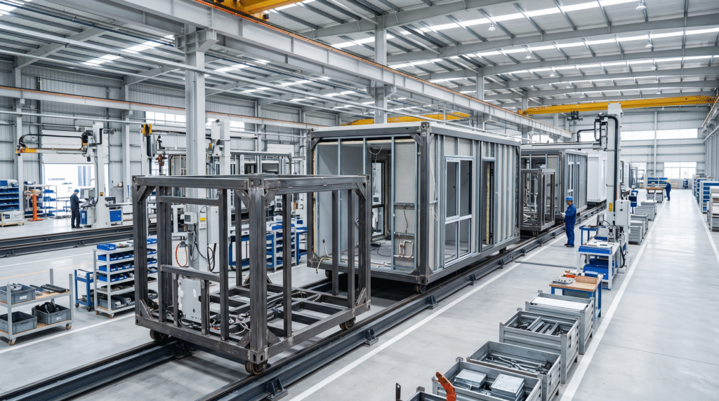 modular capsule house factory production